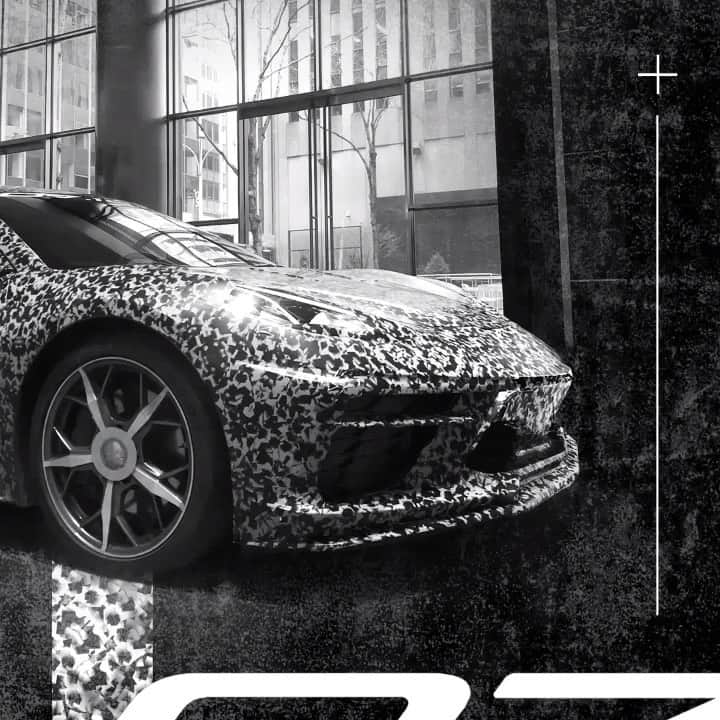 Corvetteのインスタグラム：「Spotlight on the reveal. #Corvette #Vette」