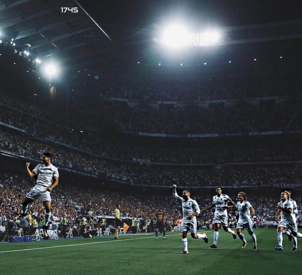 マルコ・アセンシオのインスタグラム：「Nueva temporada. A por nuevos retos. Con muchas ganas de empezar a trabajar al máximo./ A new season. On to new challenges. Eager to start working to the maximum. #HalaMadrid @realmadrid」