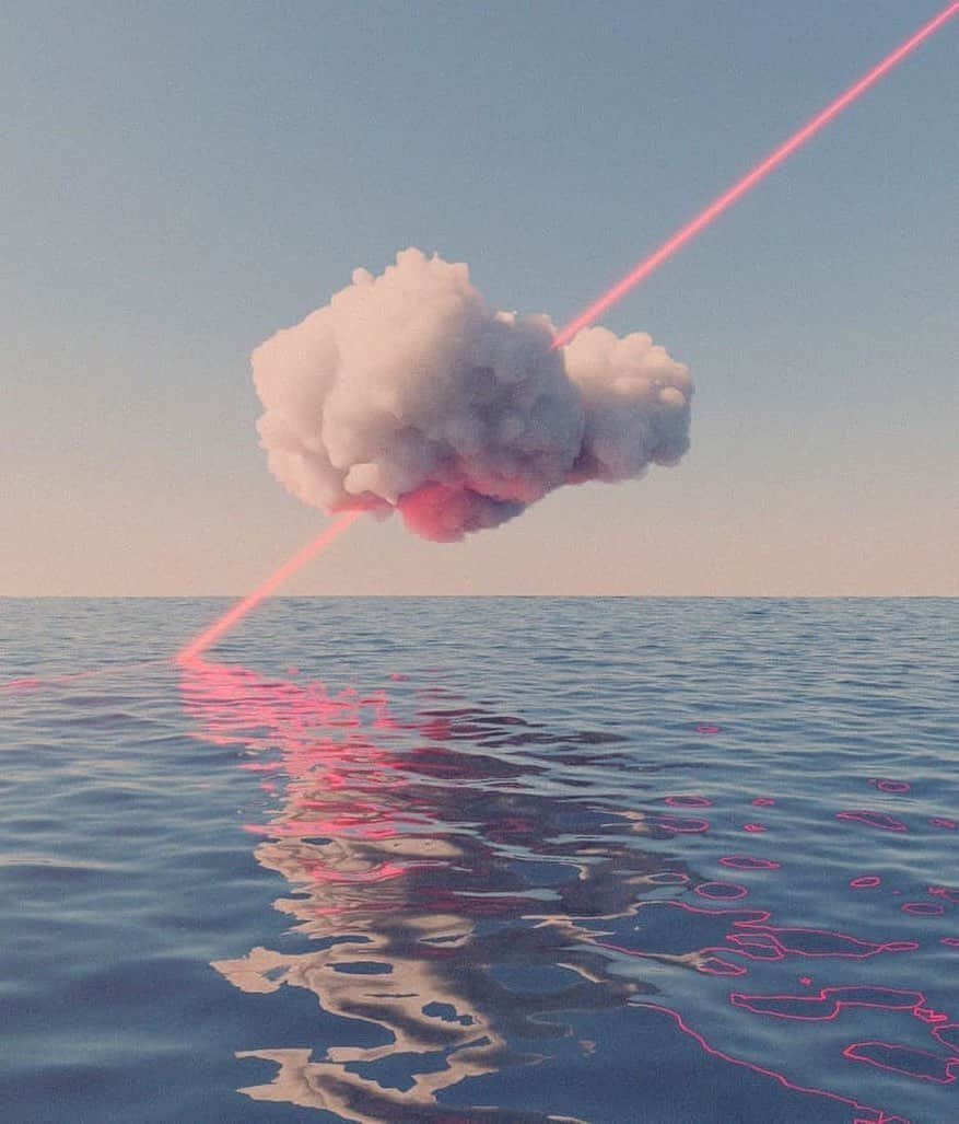 Instagramさんのインスタグラム写真 - (InstagramInstagram)「“Clouds are the dreamiest stuff, and a notion that there’s really more out there than we can imagine,” says poet and 3D artist David Stenbeck (@dovneon). “The pink hues and neons represent the interhuman connection, a gesture of closeness or love. If I can help bring inner peace to people around the world [through my work], I’m doing it right.” Photo illustration by @dovneon」7月9日 1時06分 - instagram