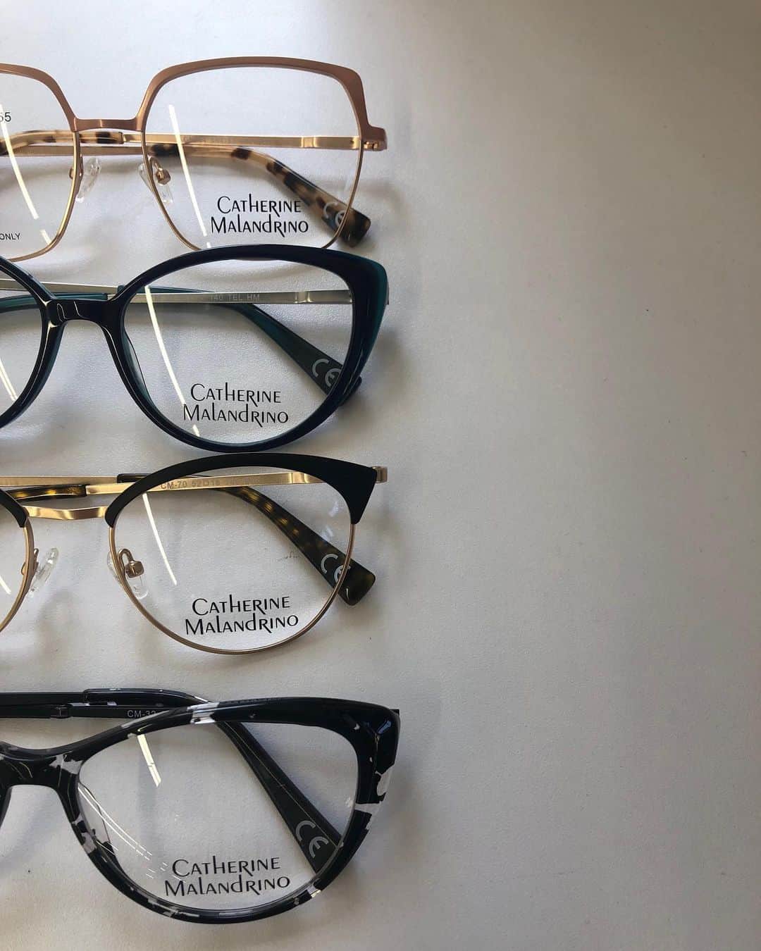 のインスタグラム：「New season, new frames. #catherinemalandrino #catherinecatherine #opticial #prescriptionglasses #frames #summerstyle」