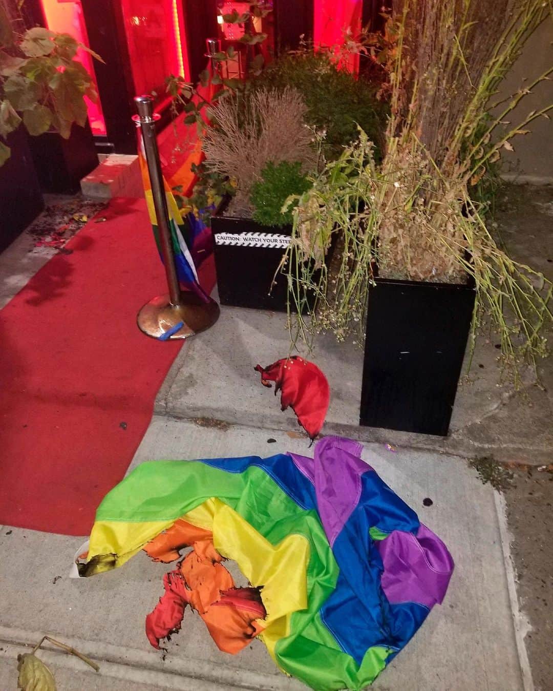 NBC Newsさんのインスタグラム写真 - (NBC NewsInstagram)「A #rainbow flag at the entrance of a #gay bar in #NYC was set on fire Monday for the second time in just over a month. Click the link in our bio to read more. . 📷 Alexi Minko / @apnews」7月9日 1時46分 - nbcnews
