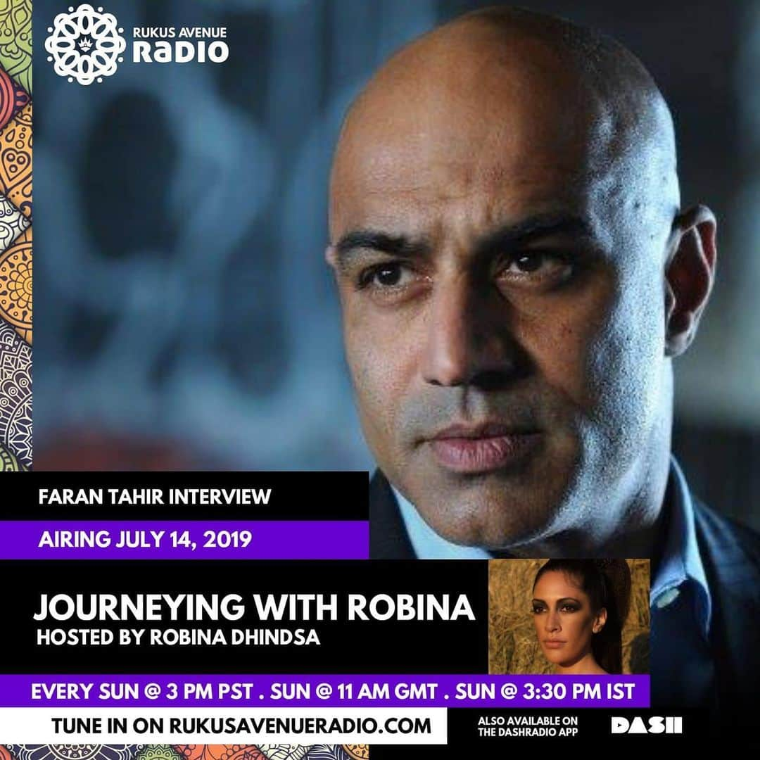 ファラン・タヒールのインスタグラム：「I hope you all can tune in on July 14. Very excited about this podcast. We explore, among other topics, how to balance and let your personal spirituality inform everything in your life whether personal or professional. Hope you all enjoy it♥️🙏🏽🌈 #robina_dhindsa」