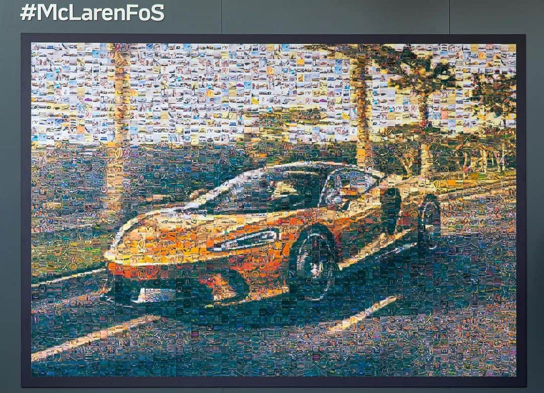 McLaren Automotiveさんのインスタグラム写真 - (McLaren AutomotiveInstagram)「The McLaren Goodwood Festival of Speed mosaic wall is complete. Thank you to everyone who shared their photo. What a way to finish one of the best weekends of the year. @bsennaofficial #McLarenFOS @fosgoodwood」7月9日 3時31分 - mclarenauto