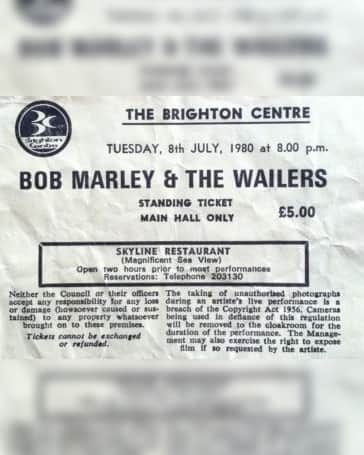 ボブ・マーリーさんのインスタグラム写真 - (ボブ・マーリーInstagram)「"Won't you help to sing these songs of freedom?" #RedemptionSong . 🗓: July 8, 1980 📍: Brighton Centre, Brighton, U.K. 📷: Adrian Boot #todayinbobslife」7月9日 3時33分 - bobmarley