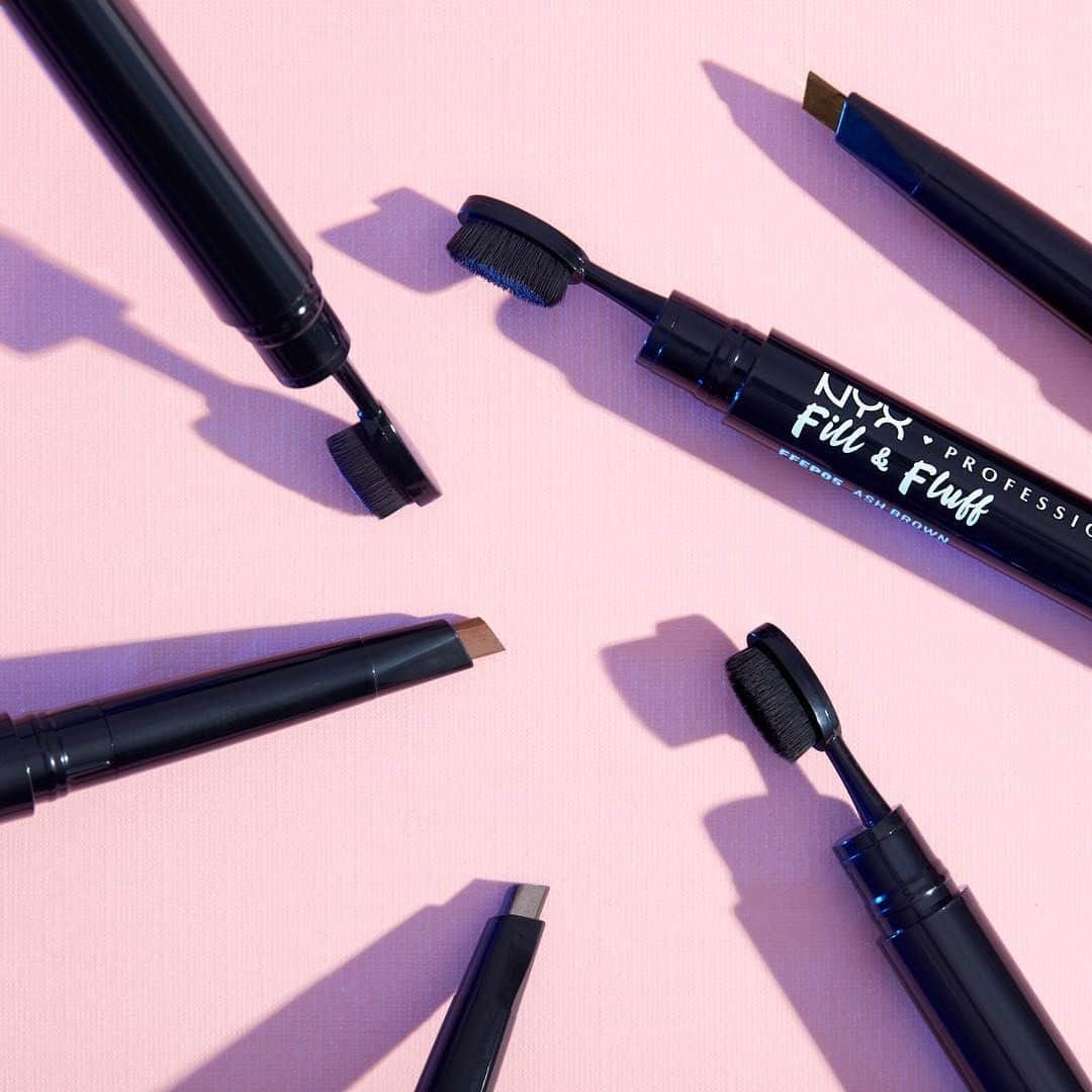NYX Cosmeticsさんのインスタグラム写真 - (NYX CosmeticsInstagram)「Spoolie, who?! 🤷‍♀️ Swap out your spoolie for our NEW Fill & Fluff Eyebrow Pomade Pencil ($11) 💕 Fill with the teardrop-shaped pomade bullet, then blend with the cute micro paddle brush ✨ Tap to shop 😘 || #nyxcosmetics #nyxprofessionalmakeup #veganformula」7月9日 3時59分 - nyxcosmetics