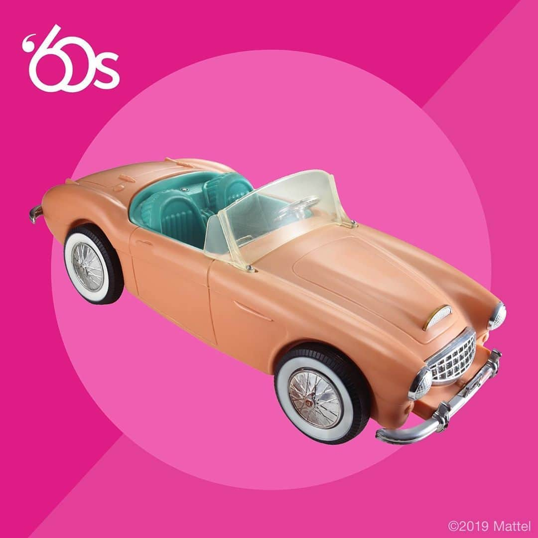 バービーさんのインスタグラム写真 - (バービーInstagram)「In 1962, Barbie hit the road in her first car—an orange Austin Healey. Having her own car was a sign of independence and freedom. Since then she has had many vehicles from sporty to sleek, outdoorsy to over-the-top. Check out a few of her favorites from the past six decades. #Barbie60」7月9日 4時02分 - barbie