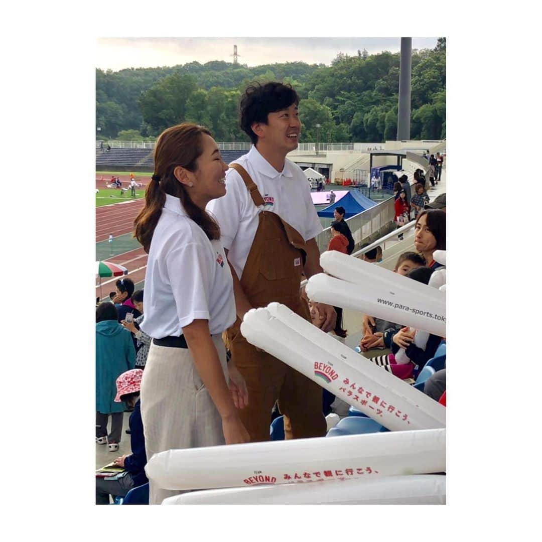 高道さんのインスタグラム写真 - (高道Instagram)「【#関東パラ陸上競技選手権大会 7月6日】﻿ ﻿ ﻿ #TEAM_BEYOND #HEROX #magnet #TBS #radio #ラジオ #観戦会 #パラ陸上 #町田市立陸上競技場 #有馬隼人とらじおと山瀬まみと #パーソナリティー #有馬隼人 さん #東塚菜実子 ちゃん #みんなのたかみち #アジア記録 #更新 #200ｍ #男子 #井谷俊介 くん」7月9日 16時06分 - minnanotakamichi