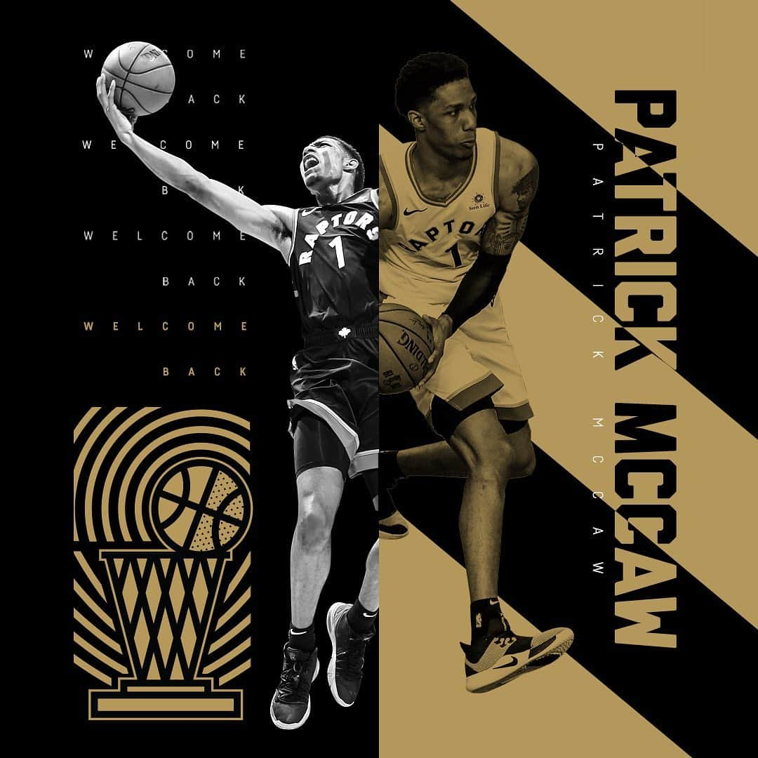 トロント・ラプターズさんのインスタグラム写真 - (トロント・ラプターズInstagram)「Let’s run it back, @pmccaw0. #WeTheNorth」7月9日 9時08分 - raptors