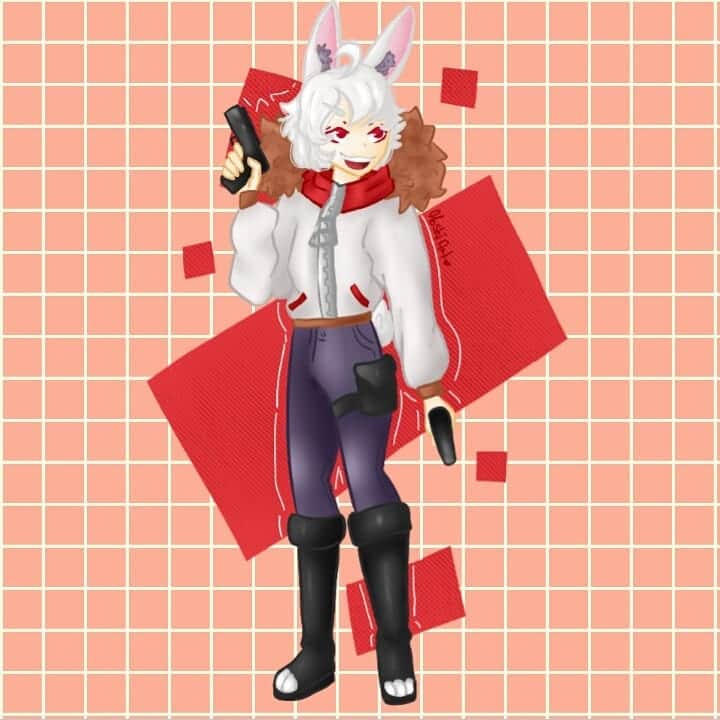 のインスタグラム：「🔫Boom Boom, its a bun with a gun🔫 -⭐- An attack for af, on @/CosmicCottonTail!! -⭐- Come at me B) my username is H0shiChan」
