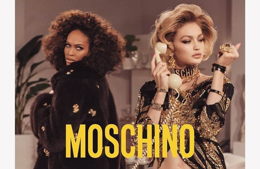 ジジ・ハディッドさんのインスタグラム写真 - (ジジ・ハディッドInstagram)「ON THIS SEASON OF @MOSCHINO..‼️📺🍸💸😆 FW19 Campaign by the Greats #StevenMeisel @itsjeremyscott @carlynecerfdedudzeele @guidopalau @patmcgrathreal a million thank you’s. I love you all so much @joansmalls @irinashayk」7月9日 11時43分 - gigihadid