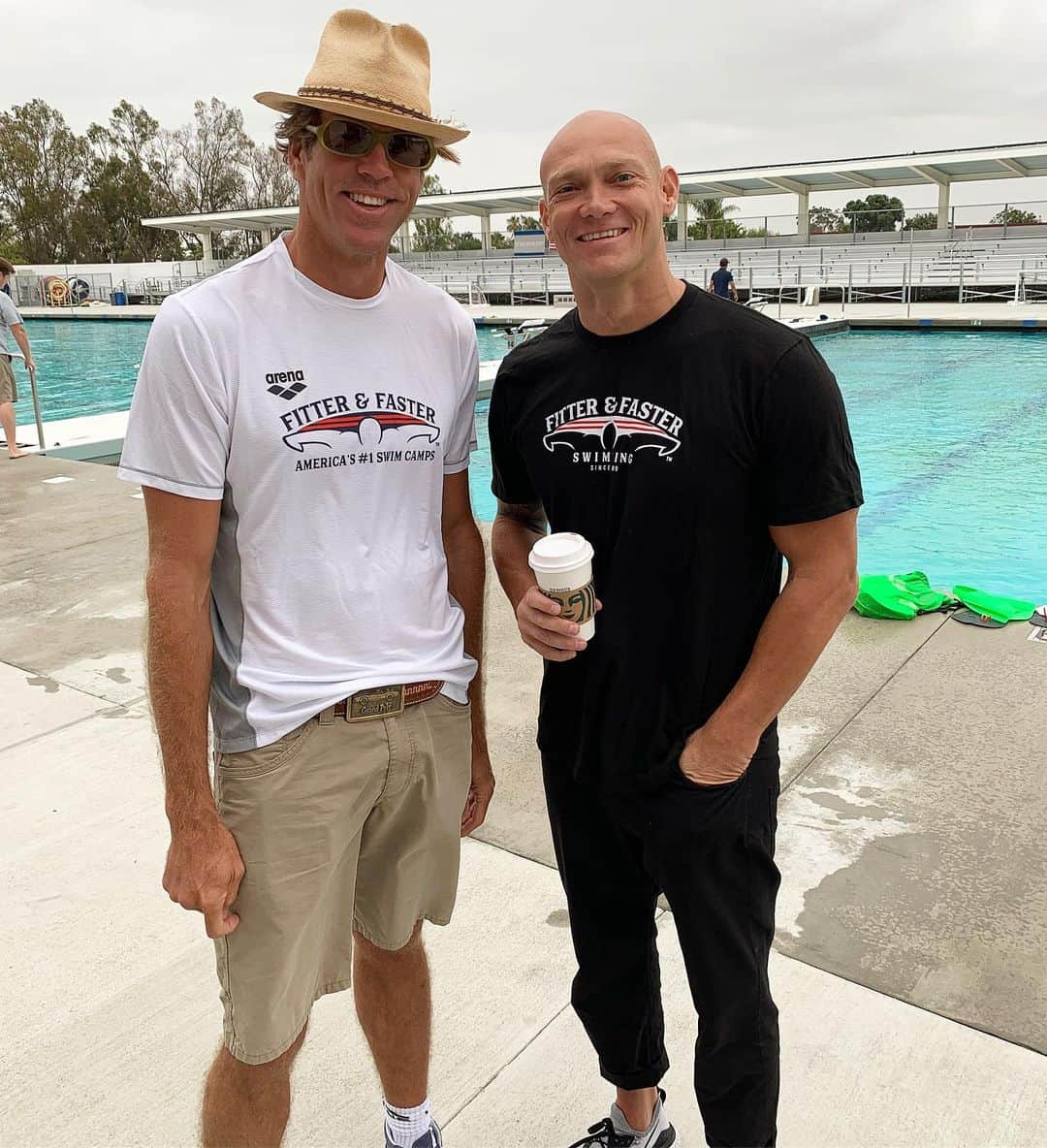 マイケル・クリムさんのインスタグラム写真 - (マイケル・クリムInstagram)「Great to catch up with @garyhall.jr at this weeks @fitterandfasterswimtour camp in Torrance CA... #olympic #swimming #friends #rivals」7月9日 11時35分 - michaelklim1