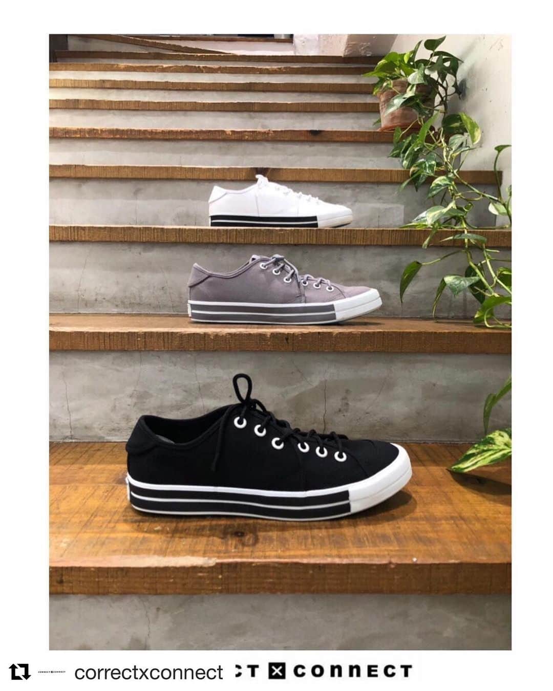 のインスタグラム：「#Repost @correctxconnect with @get_repost ・・・ . ================= 《RFW》👟👟👟 SANDWICH-LO ¥11,000+tax  color:black/gray/white ================= . #rfw  #mensfashion  #メンズ  #womensfashion  #ウィメンズファッション #selectshop #セレクトショップ #correctxconnect #コレクトバイコネクト #ootd  #followｍe  #いいね返し  #instalove  #nagasaki #長崎 #sasebo #佐世保 #ファッション #アパレルショップ #staffwanted #スタッフ募集 ・ 【男女、経験問わずスタッフ募集中‼️】 ・ 税込5,000円以上お買い上げの方は 佐世保四ヶ町加盟駐車場の 1時間無料駐車場券を差し上げております。 ・ 通販あり。お気軽にDMにてお問い合わせください TEL 0956-22-2296」