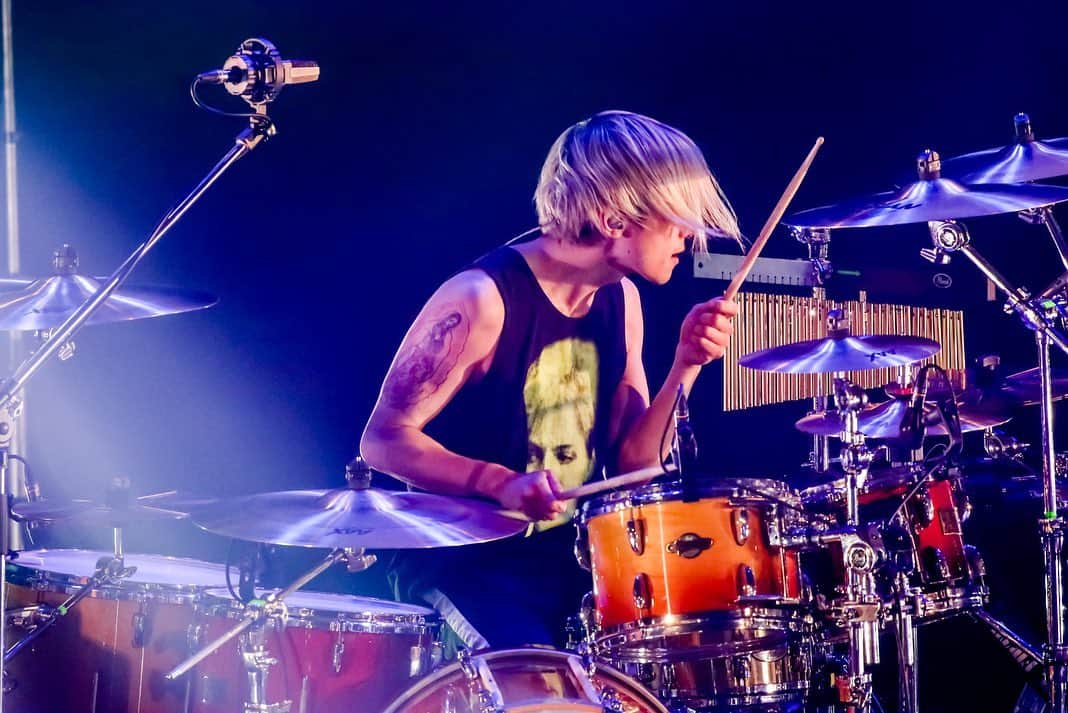 ナカヤマシンペイさんのインスタグラム写真 - (ナカヤマシンペイInstagram)「ROCK AX 1 photo by @vizkage  #drum #drummer #straightener #ストレイテナー」7月9日 13時09分 - shinpei_nakayama