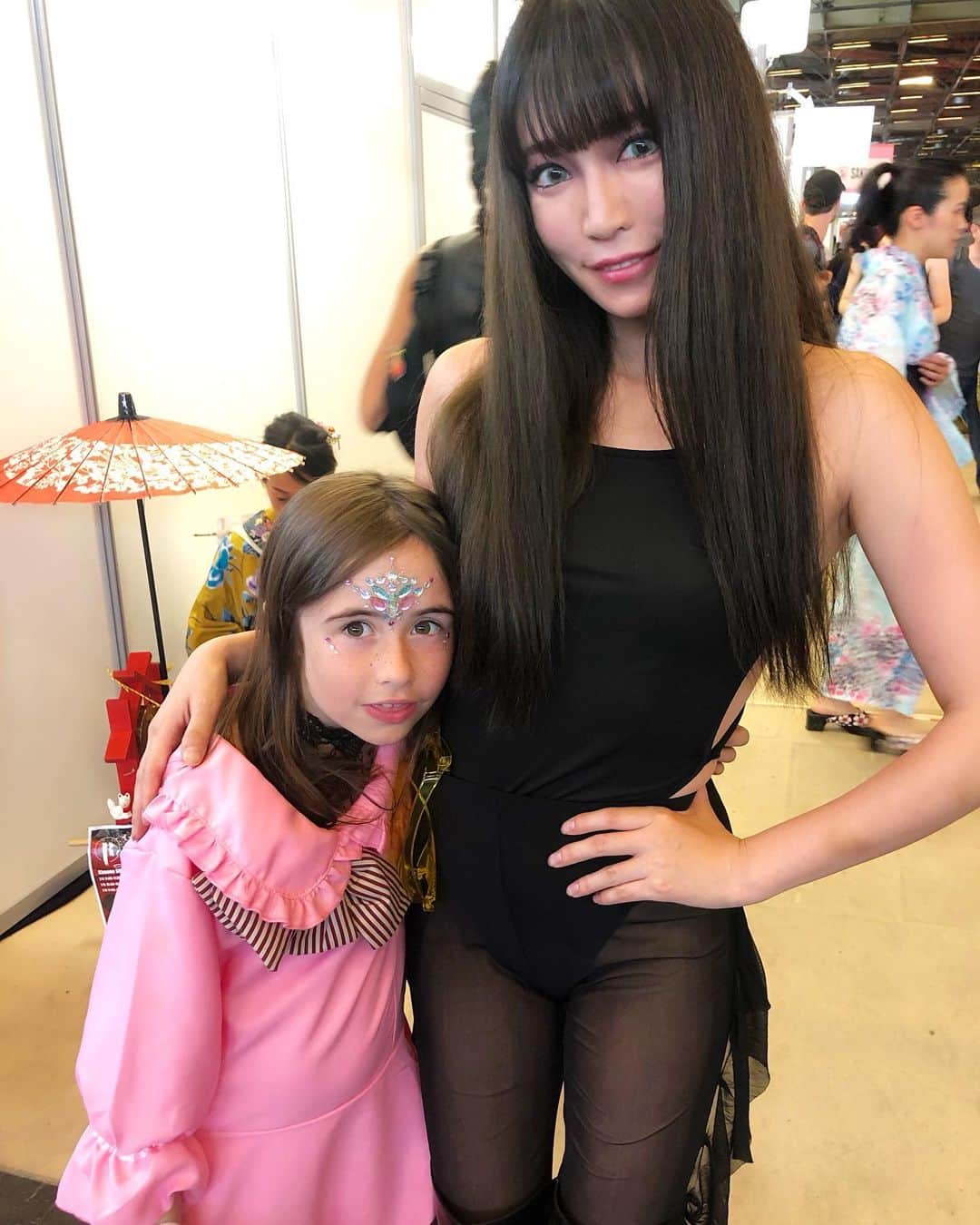 DJ mariennuのインスタグラム：「Elle est mignonne❤️Mimi😍 かぁわいい子で溢れかえっていた会場👧💘」