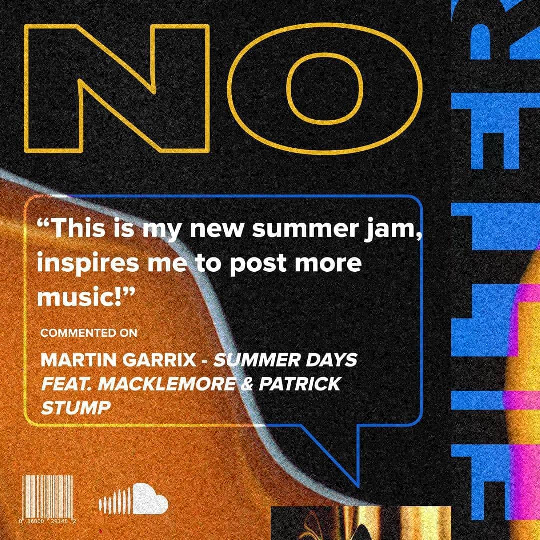 サウンドクラウドさんのインスタグラム写真 - (サウンドクラウドInstagram)「@macklemore and @patrickstump jumped on @martingarrix's track, "Summer Days." ☀️ new summer anthem?」7月10日 0時21分 - soundcloud