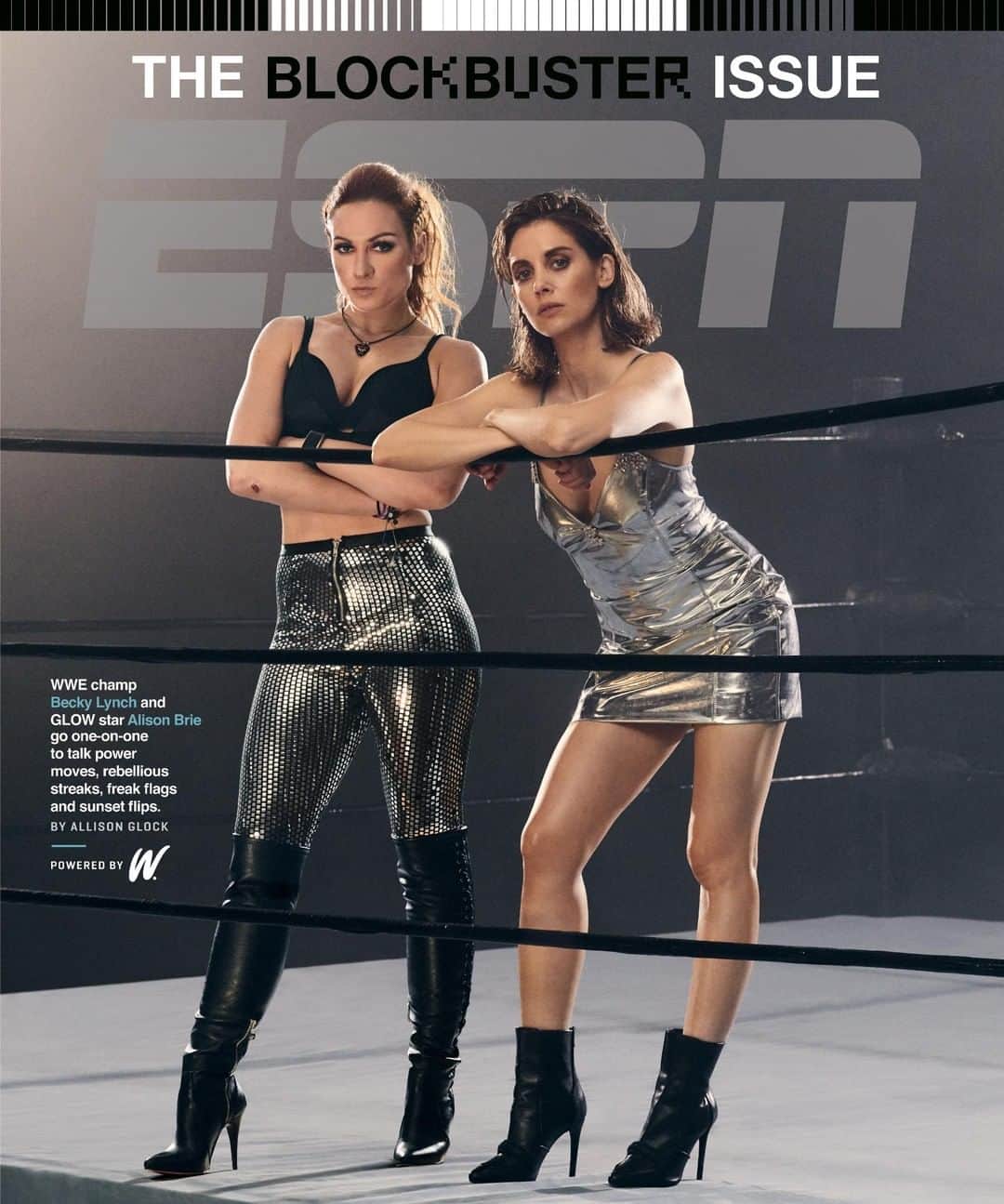 WWEさんのインスタグラム写真 - (WWEInstagram)「You can find #TheMan @beckylynchwwe with @alisonbrie on the cover of @espn The Magazine's BLOCKBUSTER issue this Friday!」7月10日 0時31分 - wwe