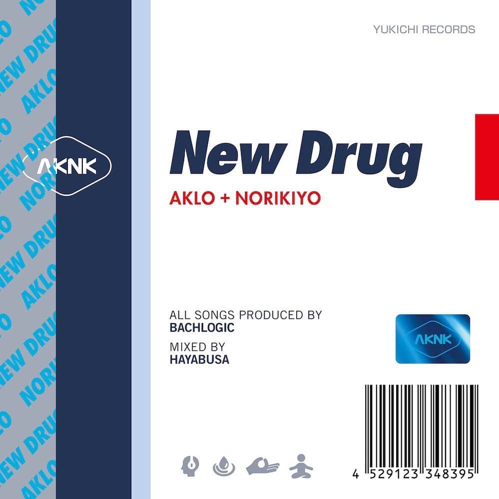 AKLOさんのインスタグラム写真 - (AKLOInstagram)「Now Available on Streaming Platforms! AKLO + NORIKIYO - New Drug 🎧🧪」7月10日 0時44分 - aklovision