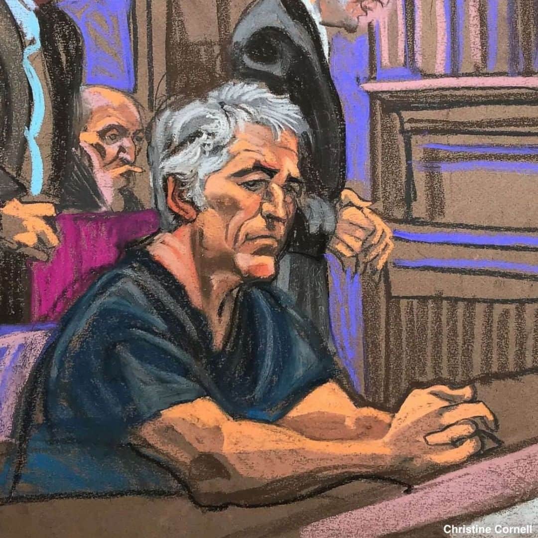 ABC Newsさんのインスタグラム写真 - (ABC NewsInstagram)「Wealthy financier Jeffrey Epstein appeared in court in New York yesterday to face federal charges of sex trafficking and conspiracy in New York. #jeffreyepstein #court #crime #courtroomsketch」7月10日 0時53分 - abcnews