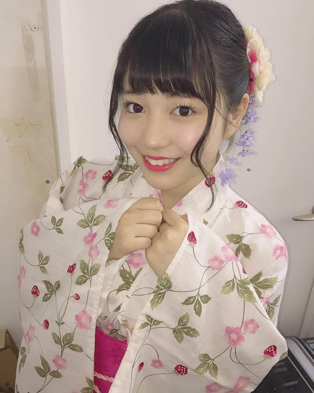 WhiteLaceさんのインスタグラム写真 - (WhiteLaceInstagram)「こっちゃん浴衣💗 #七夕 #浴衣ライブ #yukata #浴衣  #ZOKU #ホワイトレースゾク #whitelacezoku #pretty #girl #lovely  #琴子 #こっちゃん」7月9日 17時01分 - whitelace2014