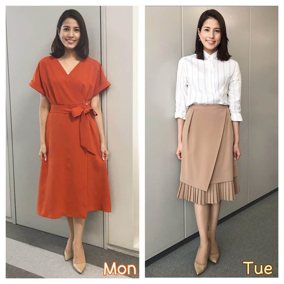 永島優美さんのインスタグラム写真 - (永島優美Instagram)「* 👗Weekly Coordinate（6/17-）👠 * 遅くなってしまいましたが、先日の衣装です。 * 裾のプリーツが素敵なスカートでした♫ シャツもボタンを上までとめると なんだかシャキッとしますよね🤩 * - - - - - - - - - - - - - - - - - - - - - - - 👗#weeklyコーデ （Mon＆Tue ▶︎ Wed＆Thu ▶︎ Fri＆Sun） #coordinate #めざましテレビ #ジャンクスポーツ」7月9日 20時20分 - yuumi_nagashima