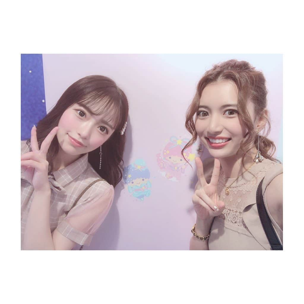 前川琳菜（りなち）さんのインスタグラム写真 - (前川琳菜（りなち）Instagram)「✩‧₊˚ . . #キキララミルキーウェイミュージアム 🦄💫💖 . いろんなフォトスペースがあったり 七夕がコンセプトだったから 短冊にお願い事を書いたりできて楽しかった🥰🎋💕 . サンリオキャラ好きだから 可愛すぎてテンション上がりまくり😂💖💖💖 . お久しぶりにさゆりちゃんとも会えて 本当にハッピーな1日だった😣❣️ . . #카페 #카페스타그램 #카페그램 #카페투어 #인스타카페 #예쁜카페 #카페맛집 #카페타임 #キキララ #キキララカフェ #キキララ七夕 #kikirara #表参道カフェ #表参道映え #原宿カフェ #映えカフェ #映えスポット #映え活」7月9日 20時32分 - rina__maekawa