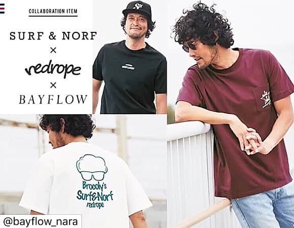 narafamily | ならファミリーさんのインスタグラム写真 - (narafamily | ならファミリーInstagram)「BAYFLOW（2F）ならファミリー店 . ー SURF&NORF × redrope × ﻿BAYFLOW﻿ ー ﻿. 毎年大人気の三浦理志さんとのコラボTが今年も登場🏝 . . ✔︎ブロッコリーTee(写真2枚目) ✔︎ヘルメットTee(写真3枚目) ✔︎ロゴTee(写真4枚目) ¥3,900+Tax . . 公式WEBストア［.st］にて特設ページをCheckしてみてください🔎🏄‍♂️🌊 . . ｰｰｰｰｰｰｰｰｰｰｰｰｰｰｰｰｰｰｰｰｰｰｰｰｰ﻿ #redrope @redrope_jp ﻿ #三浦理志 @mar4m  ｰｰｰｰｰｰｰｰｰｰｰｰｰｰｰｰｰｰｰｰｰｰｰｰｰ﻿ #bayflow @bayflow_inc﻿ #fashion #surf #surfstyle  #ootd #outfit #totebag #star #summer  #bayflowトート #ベイフロー #ならファミリー #サーフ #西海岸 #西海岸スタイル #カリフォルニアスタイル #コーディネート #置き画 #置き画倶楽部 #今日の服 #今日のコーデ #スタイリング #トートバッグ #星 #スター #デニム #ベイフロートート #ならファグラム」7月9日 21時14分 - narafa.jp