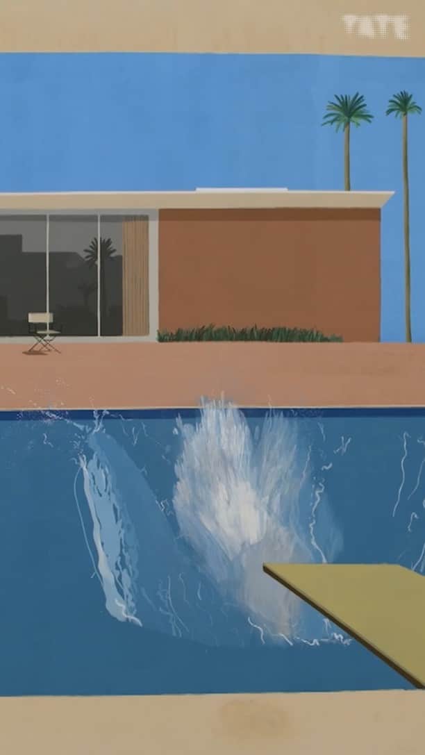 のインスタグラム：「Happy birthday David Hockney! 🎈  Here he reflects on over 60 years of memorable paintings. What's your favourite Hockney work?」