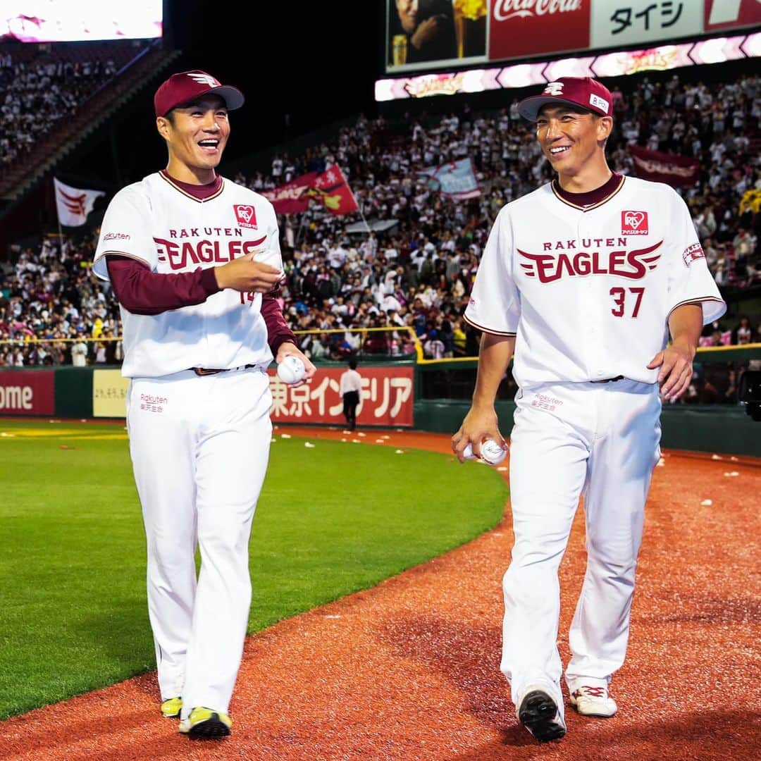 東北楽天ゴールデンイーグルスさんのインスタグラム写真 - (東北楽天ゴールデンイーグルスInstagram)「⚾️ ⚾️E 6-1 B⚾️ 則本選手が圧巻のピッチングで復活勝利‼️ これでチームの連敗がようやくストップ😭  そして球団史上最速で観客動員数100万人を突破✨ 連敗中もご声援ありがとうございました😊 #rakuteneagles #RESTART #日本一の東北へ #則本昂大 #嶋基宏 #ブラッシュ #平石洋介監督」7月9日 21時33分 - rakuten_eagles