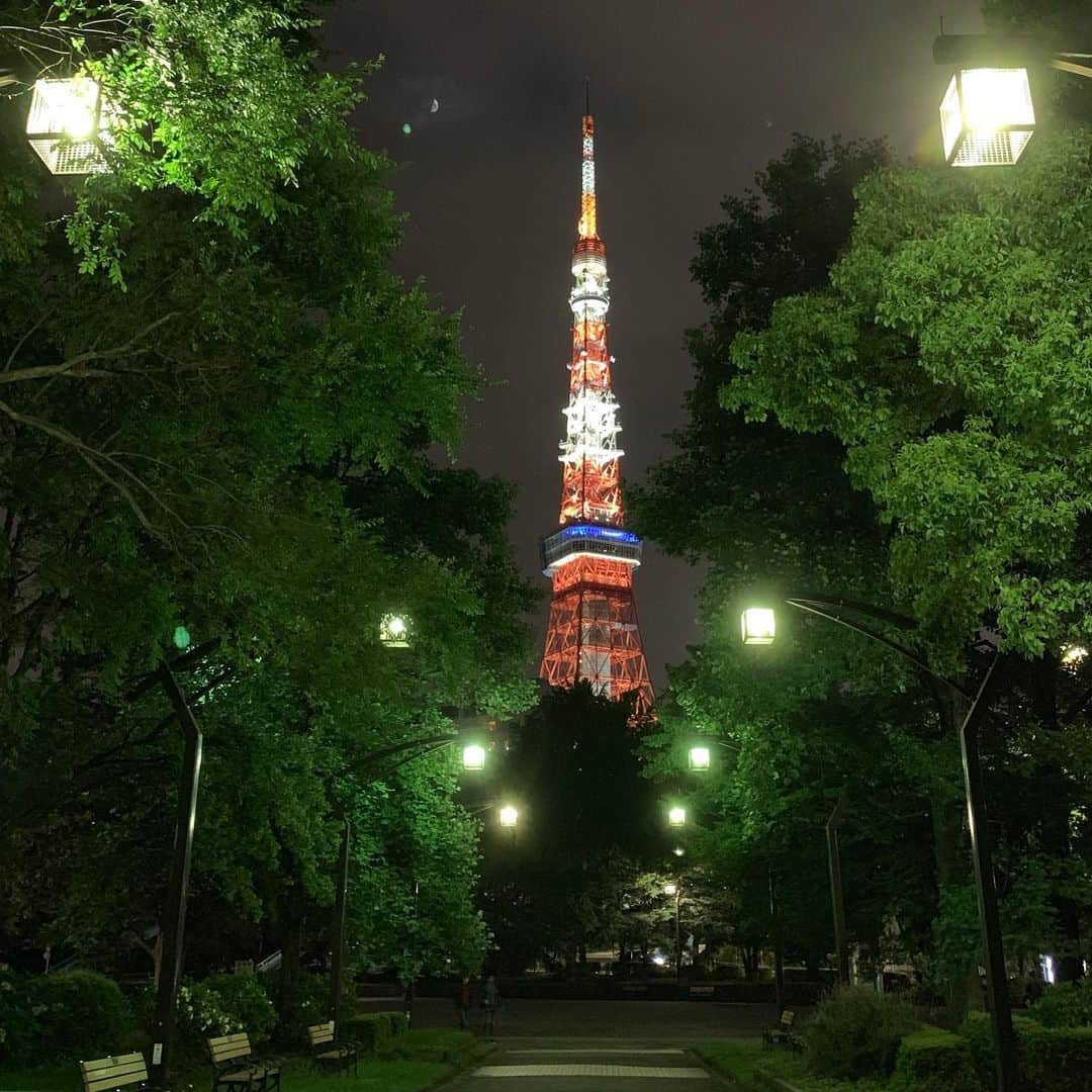 くろさんのインスタグラム写真 - (くろInstagram)「たわ！ #🗼 #tokyotower #東京タワー #芝公園 #shibapark #zojoji #増上寺 #tokyo_instagram」7月9日 21時41分 - m6bmw