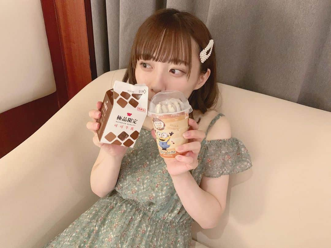 近藤真琴さんのインスタグラム写真 - (近藤真琴Instagram)「・ 夜に甘いもの🍫🍼 しあわせだた。 ・ ・ #台湾 #台湾旅行 #dela台湾ツアー  #台湾グルメ #台湾🇹🇼 #チョコミルク #アイス  #台湾の時は好きなだけ食べたいもの食べた #しあわせだた #幸せ #dela #近藤真琴 #アイドル  #instagood」7月9日 21時51分 - onakasuitamakochan