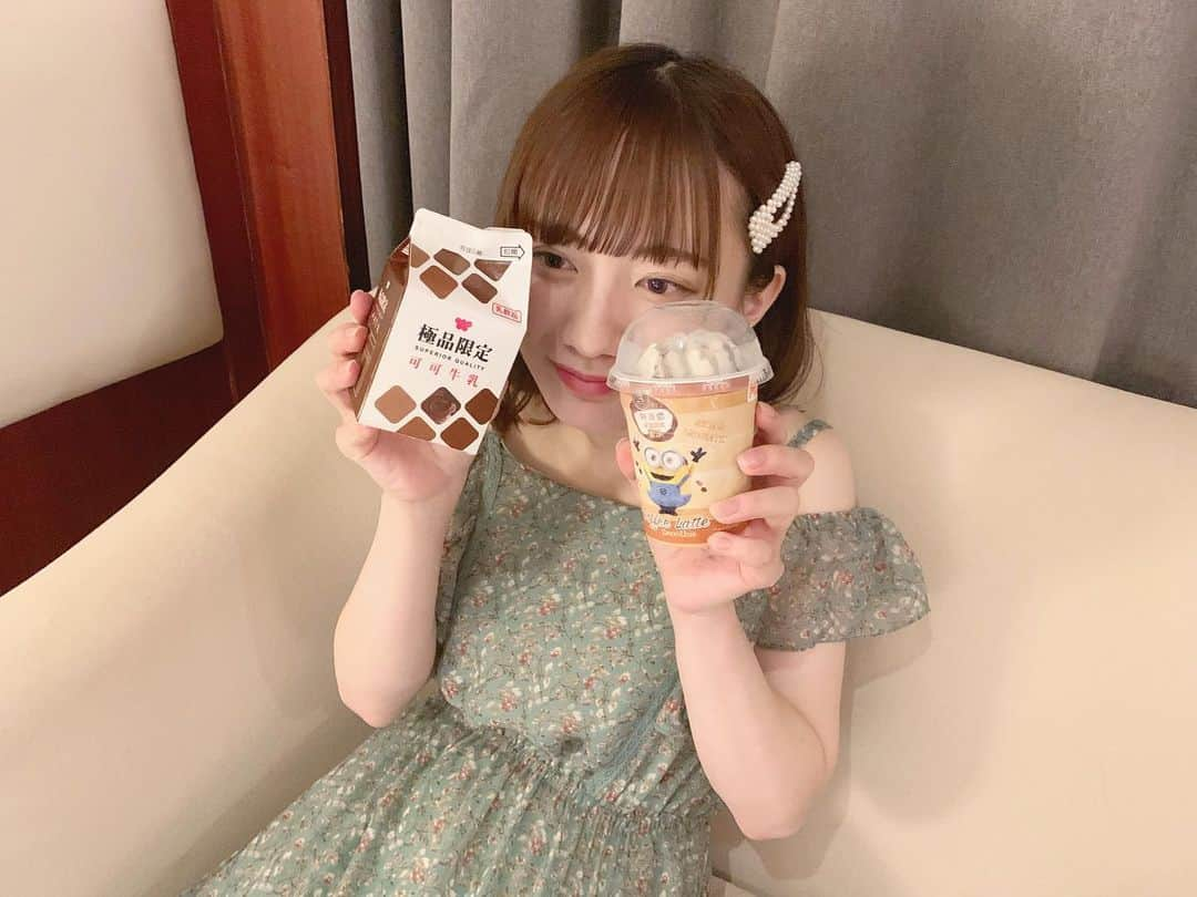 近藤真琴さんのインスタグラム写真 - (近藤真琴Instagram)「・ 夜に甘いもの🍫🍼 しあわせだた。 ・ ・ #台湾 #台湾旅行 #dela台湾ツアー  #台湾グルメ #台湾🇹🇼 #チョコミルク #アイス  #台湾の時は好きなだけ食べたいもの食べた #しあわせだた #幸せ #dela #近藤真琴 #アイドル  #instagood」7月9日 21時51分 - onakasuitamakochan