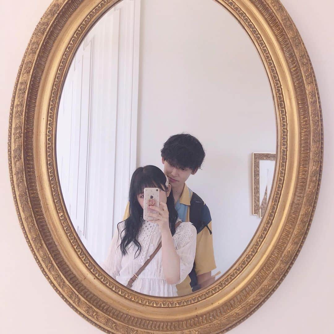 青木菜花のインスタグラム：「.﻿ .﻿ 梶くんのおかげで毎日楽しいなあ☺︎﻿ .﻿ .﻿ #なのかじ #instagood #l4l」