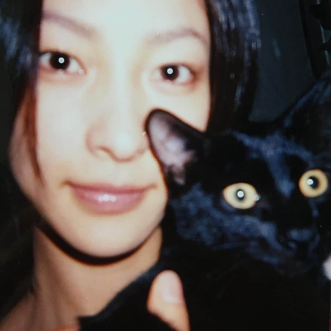 奥田恵梨華さんのインスタグラム写真 - (奥田恵梨華Instagram)「ドラマ#捨て猫に拾われた男  地上波で再放送するみたいですぜ NHK総合 前編 7月12日（金）22:00〜22:30  後編 7月19日（金）22:00〜22:30  奥田は前編にちびっと出演させていただいております。 ヨルおのようにイケメンな黒猫ちゃんが出てくるドラマだぜ。 これはヨルおがうちに来た頃の写真。14年前っすよ。 奥田もヨルも若くてつやつや。 #ヨル氏 #黒猫 #元ノラ #保護猫」7月9日 22時01分 - erikaokuda_official