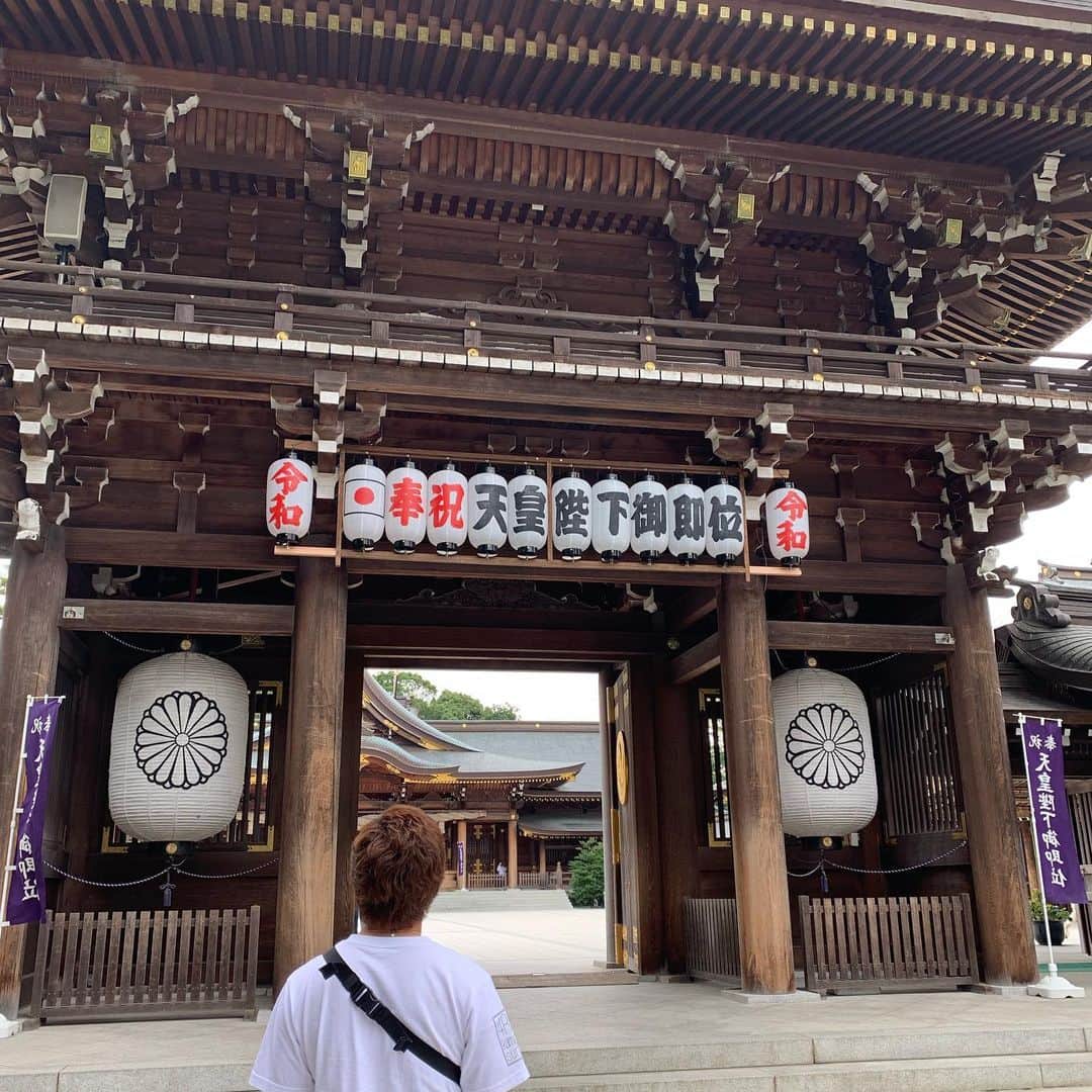 古林将太のインスタグラム：「とても神秘的でした！！ #オフの過ごしたか #香取神宮 #寒川神社 香取神宮は少し前の！」