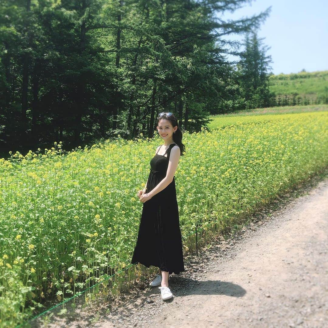 勝田梨乃さんのインスタグラム写真 - (勝田梨乃Instagram)「﻿ ﻿﻿ ﻿﻿﻿ ﻿ ﻿ 💛💛💛﻿ ﻿﻿ #北海道旅行#ファーム冨田#ラベンダー﻿﻿ #홋카이도여행#후라노#팜토미타#꼿#이쁘다」7月9日 22時42分 - rino_katsuta