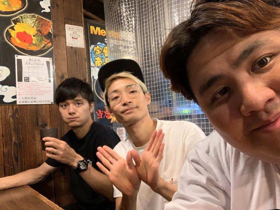 池田真一のインスタグラム：「爆音ありがとうございました！ 寂音の為に腹ごしらえ！ よろしくお願いします！」
