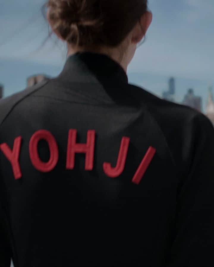ワイスリーのインスタグラム：「Yohji Letters Track Top Dress and Y-3 KAIWA. Y-3 Fall Winter 2019. --- #adidas #Y3 #YohjiYamamoto #KAIWA Discover the collection at Y-3.com」