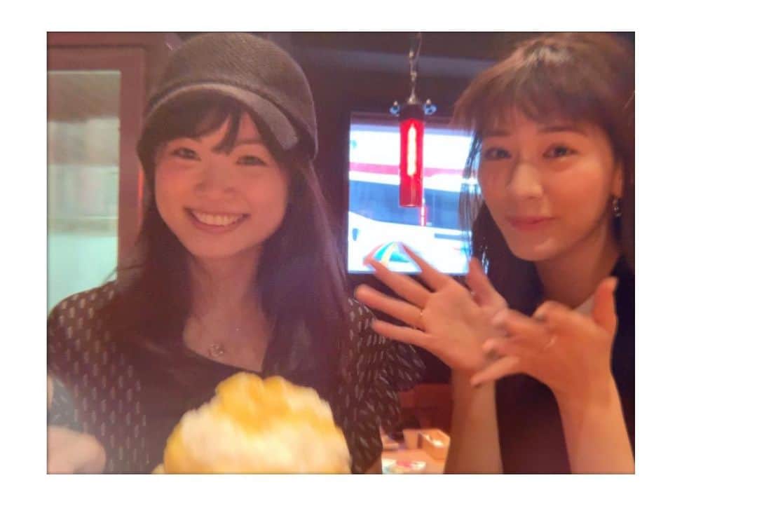 加弥乃さんのインスタグラム写真 - (加弥乃Instagram)「‪#岡本杏理 ちゃん、‬ ‪#朱里乃 とかき氷食べました⛱💓‬ ‪ 好きな人たちと好きな物を食べられて、大満足の私でした😂‬」7月10日 10時05分 - kayano210
