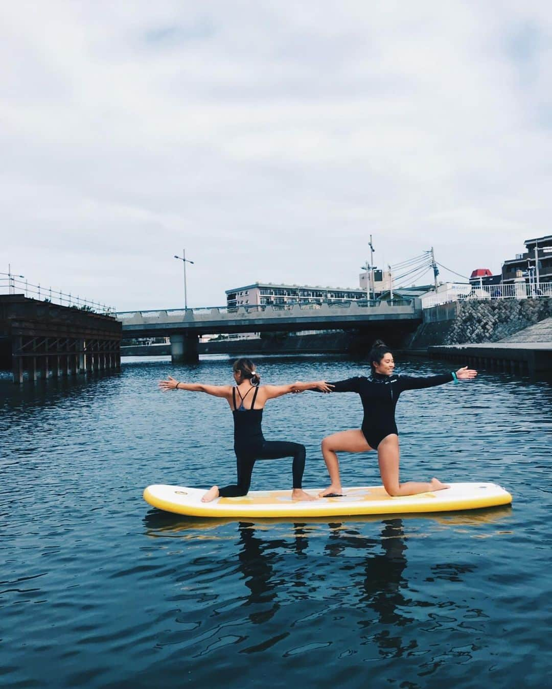 野呂玲花さんのインスタグラム写真 - (野呂玲花Instagram)「SUP YOGA🧘🏽‍♀️ Thank you @rie_omiii 💕」7月10日 10時27分 - reikanoro