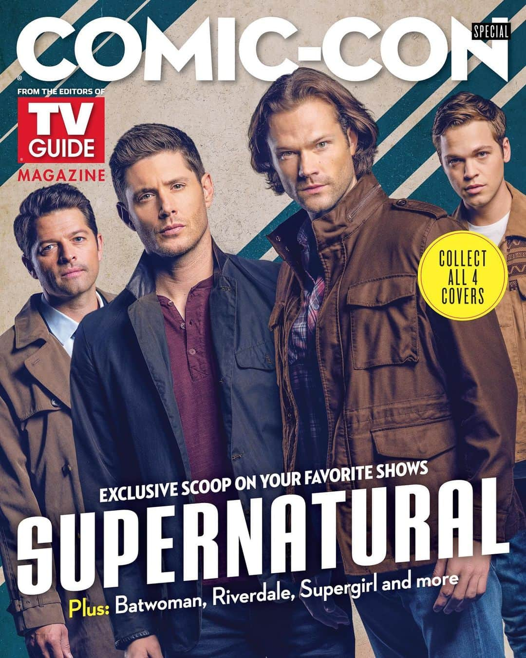 ミーシャ・コリンズさんのインスタグラム写真 - (ミーシャ・コリンズInstagram)「Before we shot the photos for this TV Guide cover, the Supernatural cast all agreed to @tvguidemagazine’s demand that we get plastic surgery to enhance our chin clefts. #WBSDCC #sdcc2019」7月10日 2時17分 - misha