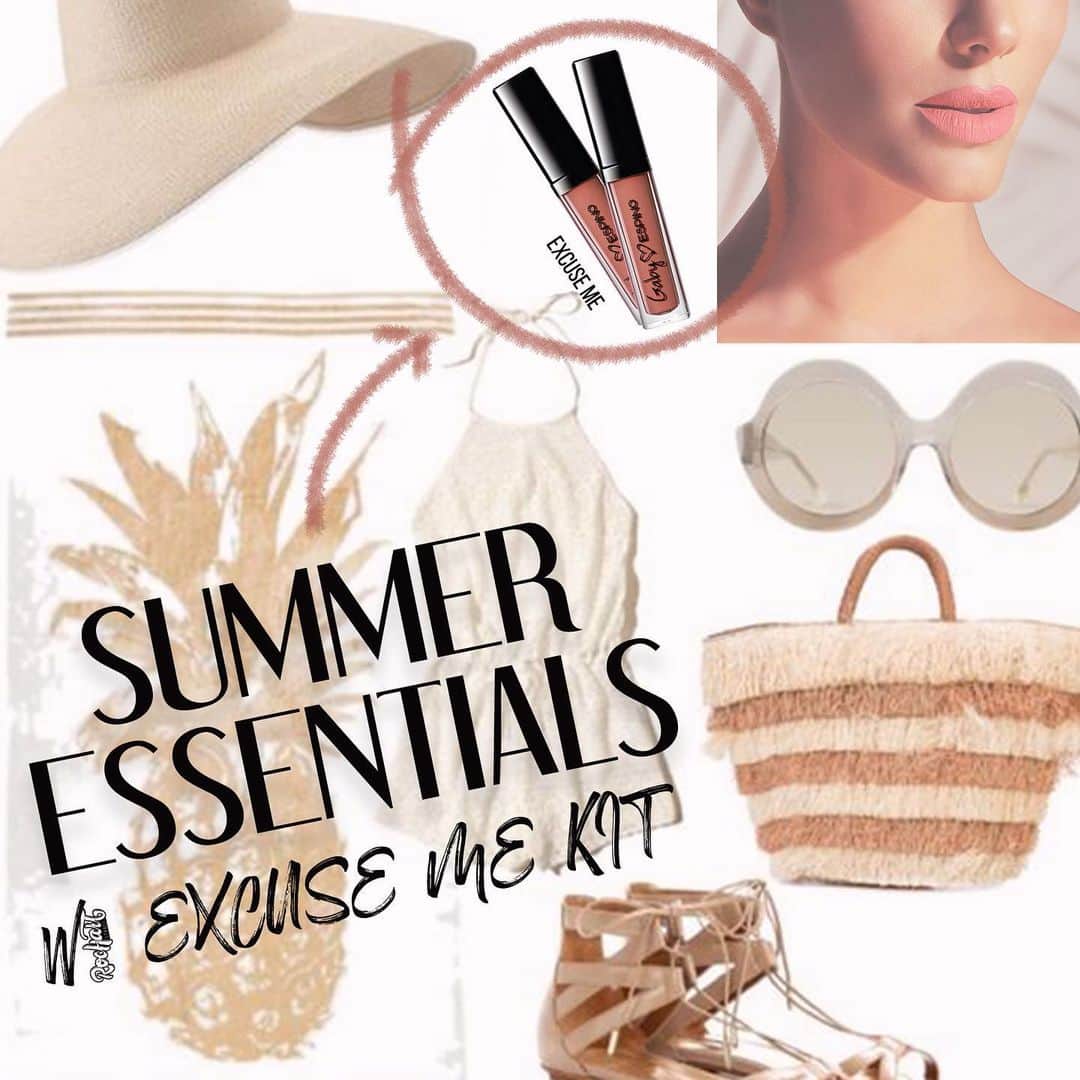 Gaby Espinoさんのインスタグラム写真 - (Gaby EspinoInstagram)「Bag, sunscreen, sunglasses and Excuse Me Kit ⭐️ I am ready to go! #SummerTravel. Available at GabyEspino.com #SummerTravelMadness #Lipsticks #GabyEspinoLipsticks #VelvetMatte #SummerLips @gabyespinostore」7月10日 2時16分 - gabyespino