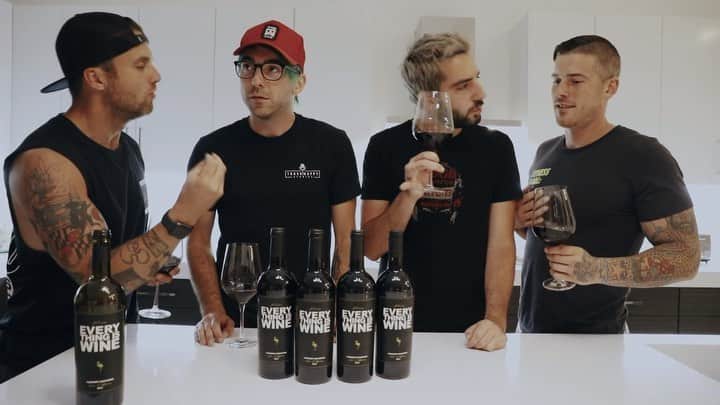 のインスタグラム：「UPDATE: SOLD OUT!!! You might’ve heard that we made our very own "Everything is Wine" Cabernet Sauvignon. Well, now’s your chance to get some for yourself (if you're of legal age)! Very limited quantity left! Use the link in our profile to order.」