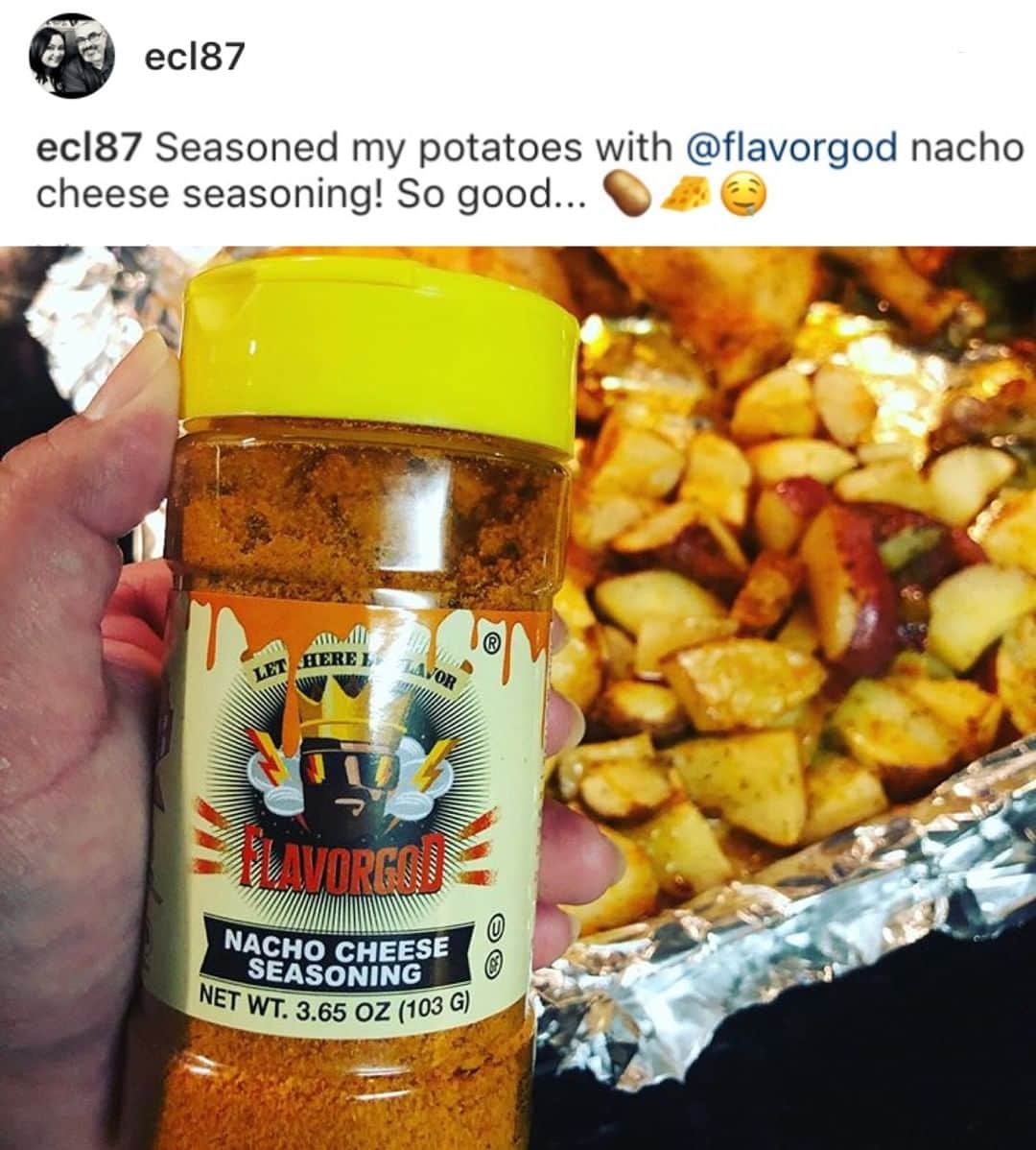 Flavorgod Seasoningsさんのインスタグラム写真 - (Flavorgod SeasoningsInstagram)「Thanks for submitting!! @ecl87⁠ .⁠ .⁠ Use #flavorgod to submit your own pictures!!⁠ .⁠ Flavor God Seasonings are:⁠ 💥 Zero Calories per Serving ⁠ 🙌 0 Sugar per Serving⁠ 🔥 KETO & PALEO⁠ 🌱 GLUTEN FREE & KOSHER⁠ ☀️ VEGAN-FRIENDLY ⁠ 🌊 Low salt⁠ ⚡️ NO MSG⁠ 🚫 NO SOY⁠ 🥛 DAIRY FREE *except Ranch ⁠ 🌿 All Natural & Made Fresh⁠ ⏰ Shelf life is 24 months⁠ -⁠ Add delicious flavors to any meal!⁠ Click the link in my bio @flavorgod ⁠ ✅www.flavorgod.com⁠ -⁠ -⁠ #food #foodie #flavorgod #seasonings #glutenfree #mealprep  #keto #paleo #vegan #kosher #breakfast #lunch #dinner #yummy #delicious」7月10日 3時01分 - flavorgod