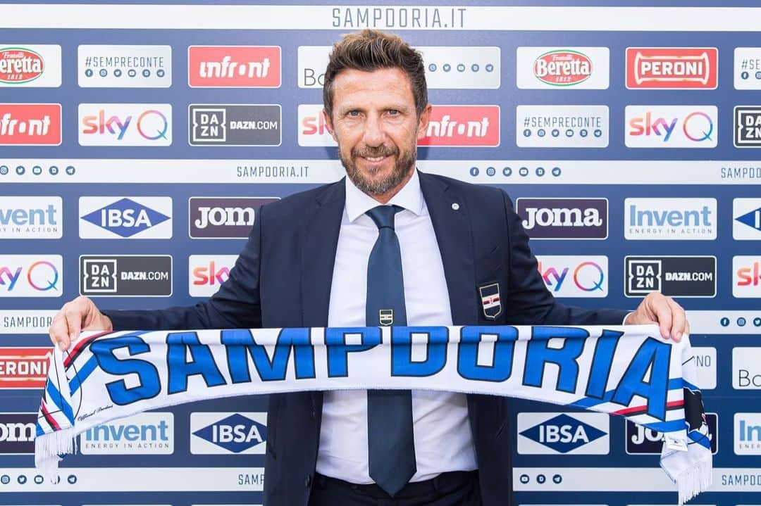 UCサンプドリアさんのインスタグラム写真 - (UCサンプドリアInstagram)「Si comincia con un solo obiettivo: migliorare la #Sampdoria. Buon lavoro, mister #DiFrancesco. 👊🏼」7月10日 3時19分 - sampdoria