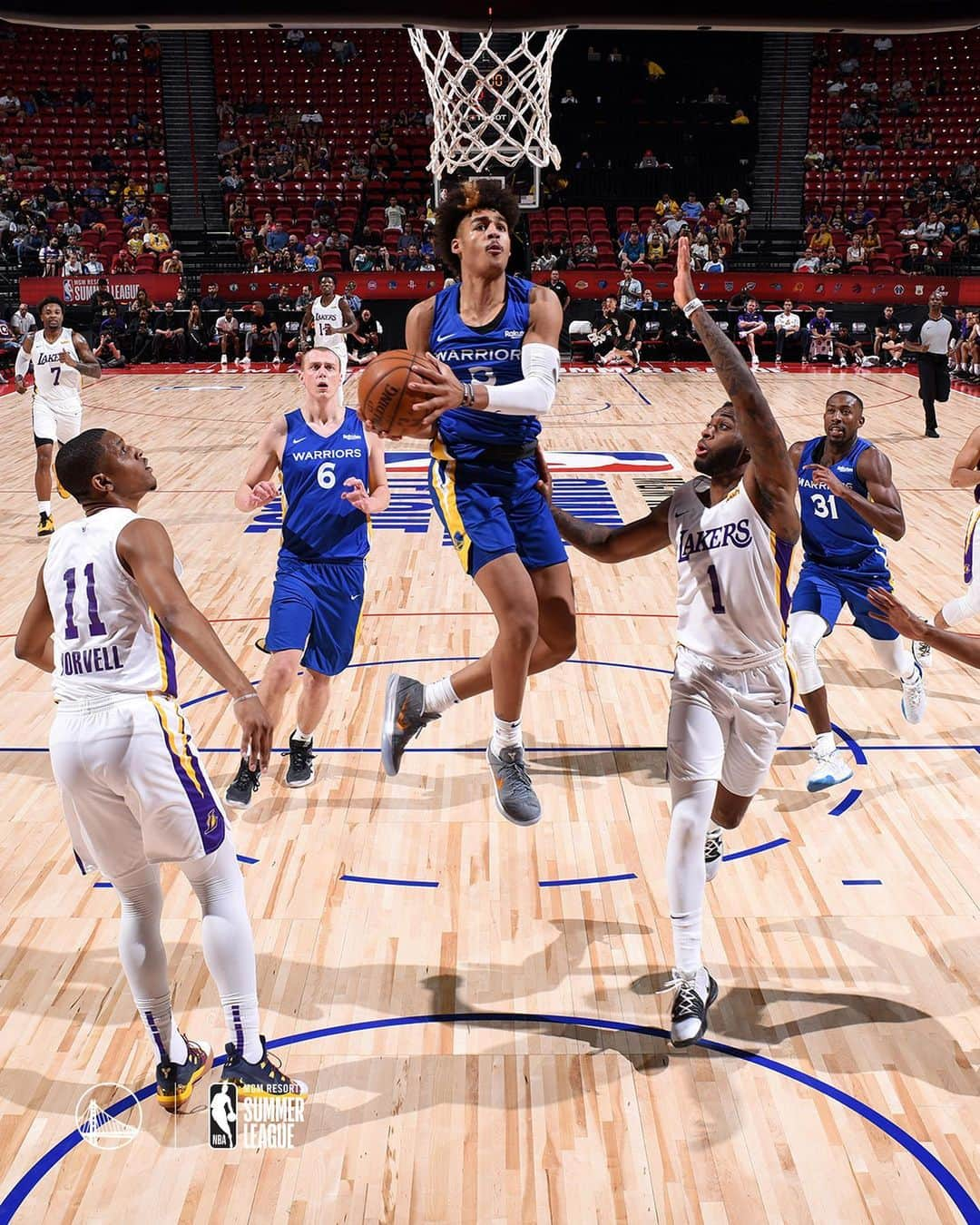 ゴールデンステート・ウォリアーズさんのインスタグラム写真 - (ゴールデンステート・ウォリアーズInstagram)「Scenes from last night’s #NBASummer dub 📸」7月10日 4時01分 - warriors