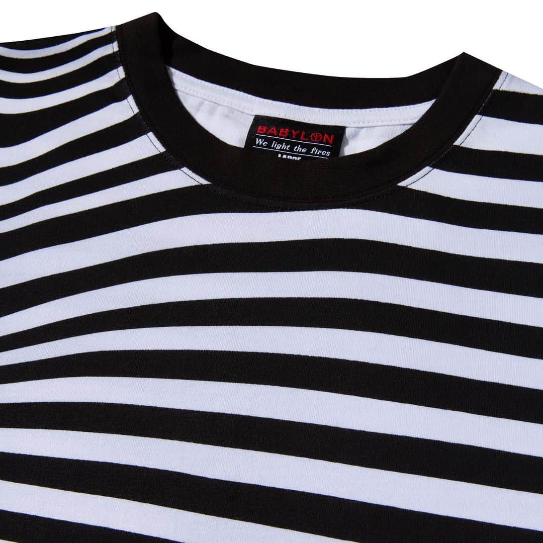 Babylon LAさんのインスタグラム写真 - (Babylon LAInstagram)「Stripes Tee Available Now @ Babylon.la」7月10日 4時00分 - babylon.la