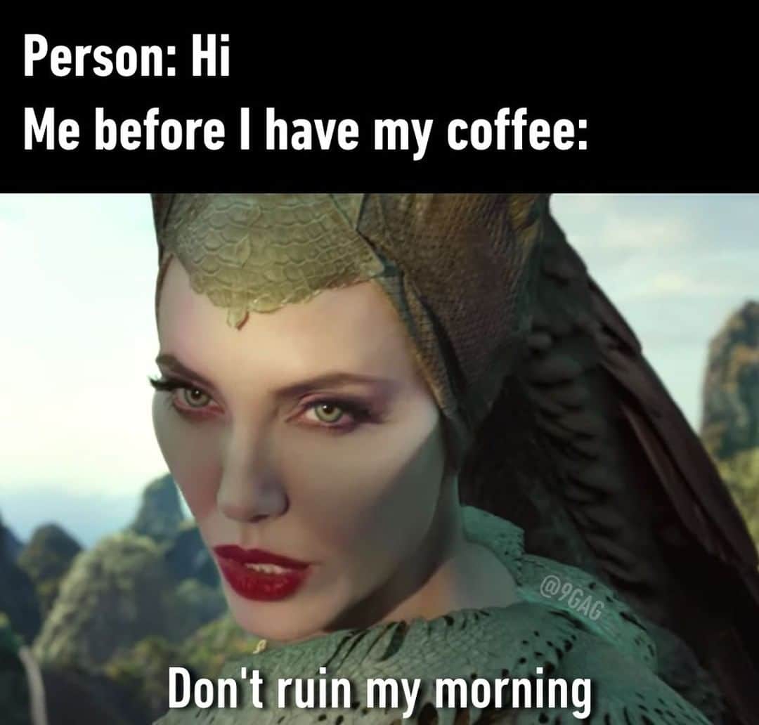 9GAGさんのインスタグラム写真 - (9GAGInstagram)「Get out of my face⠀ #maleficent #coffee #morning #9gag」7月10日 4時00分 - 9gag