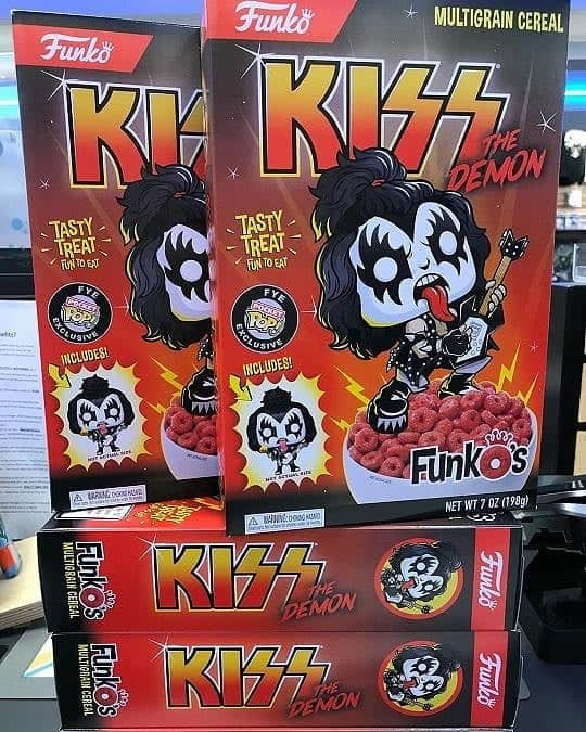 KISSさんのインスタグラム写真 - (KISSInstagram)「Funko #KISS The Demon Cereal out now! Thanks to FYE Neshaminy for sharing the photo with us!」7月10日 4時23分 - kissonline