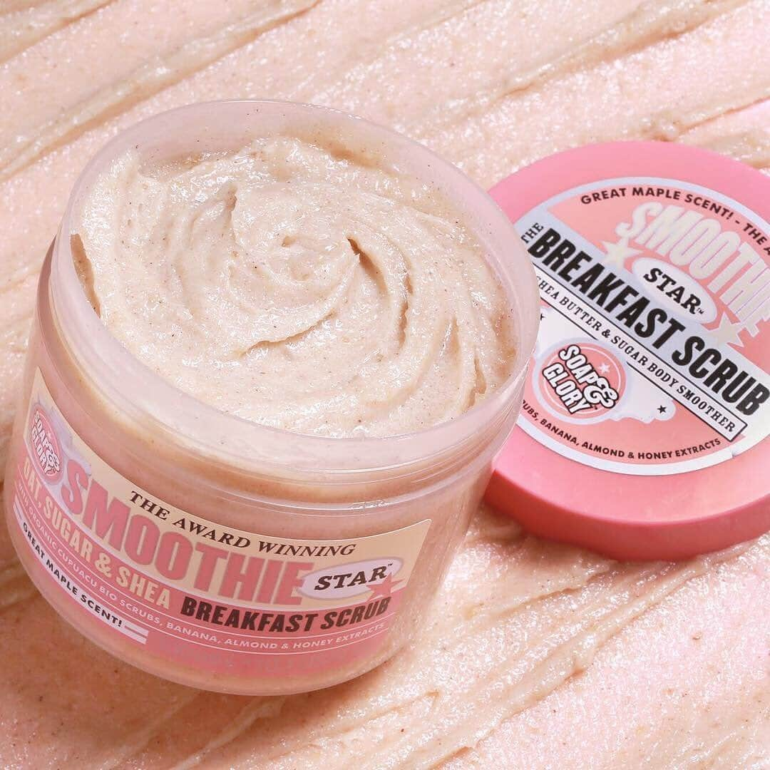 ULTA Beautyさんのインスタグラム写真 - (ULTA BeautyInstagram)「Best way to start the day: smooth skin and a pun 💁‍♀️ @soapandglory The Breakfast Scrub leaves your skin silky, hydrated and smelling amaze. 🍌🍯 #texturetuesday #ultabeauty  #Regram @soapandglory」7月10日 4時57分 - ultabeauty