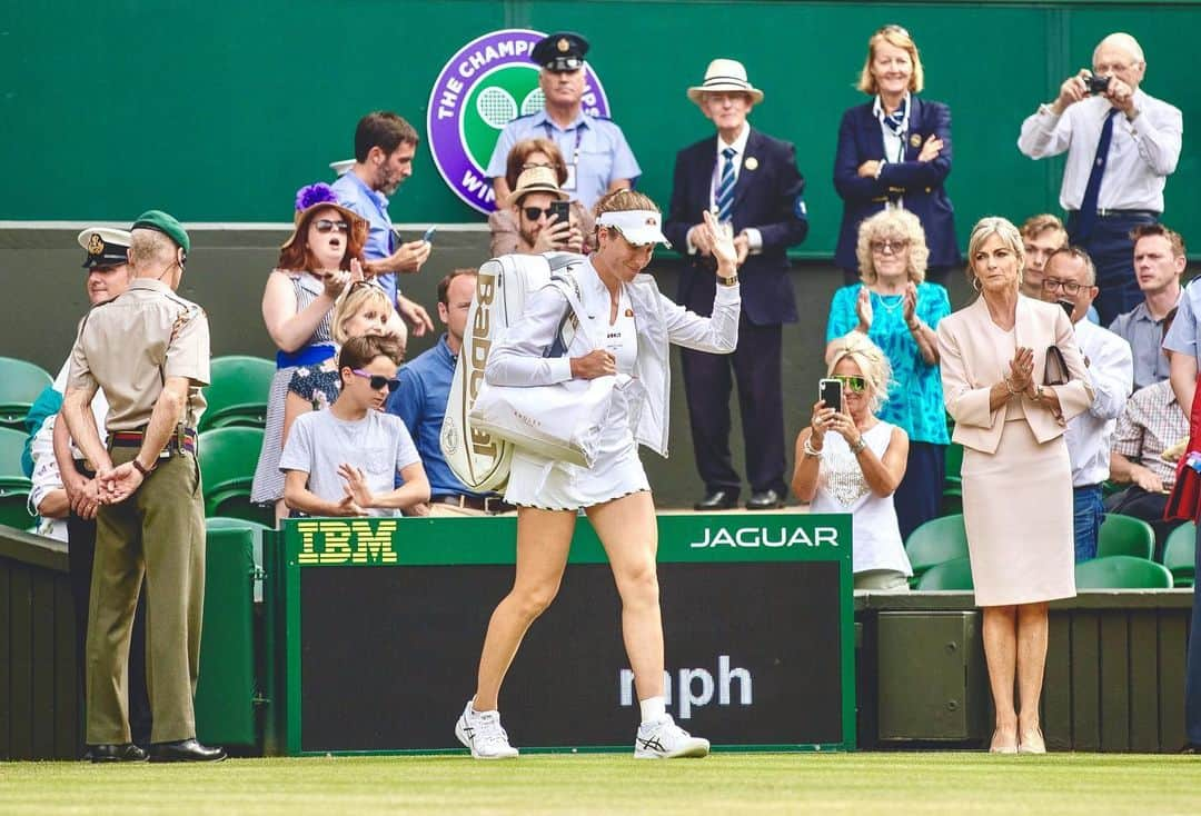 ジョアンナ・コンタさんのインスタグラム写真 - (ジョアンナ・コンタInstagram)「Thank you @wimbledon for another year, with more opportunities, to grow and get better. Forever humbled to play here. ❤️」7月10日 5時04分 - johannakonta